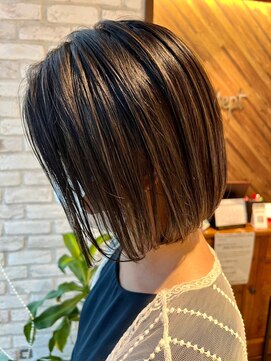 アデプト 金町店(adept) 【adept金町店　軽米style】大人可愛いボブスタイル