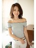 【新規】カット+白髪染め（リタッチ、ケアプレックス剤入り） ￥11880→￥9504