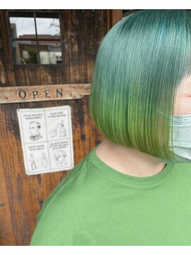 へアサロンアンドカフェガーデン(hair salon&cafe GARDEN) ダブルカラー/ケアブリーチ/グリーンカラー