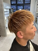 シャルムヘアー(charme hair) メンズにもハイライトがオススメ！メッシュキャップでハイライト