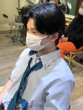 リスタバイネオリーブ 浅草(Re:sta by neolive) 韓国式毛流れパーマカルマパーマ流れる縮毛矯正メンズ縮毛矯正