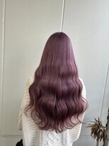 ガリカ シーム(Gallica/SEAM)&nbsp;【桑原雪音】大人ガーリーラベンダーピンク/艶髪ウェーブロング