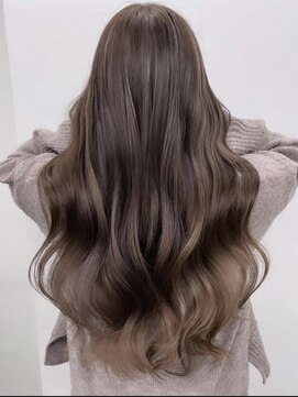 ジルブラン(JIL BLAN) ハイライトバレイヤージュダブルカラー20代30代40代グレージュ