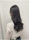 暗髪×透明感カラー