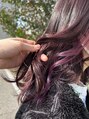 サバ ヘアー スペース(SABA hair space) カシスカラーのインナーカラー