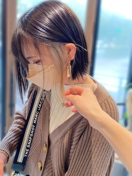 リノショアーズ ショウナン 辻堂店(RinoShores SHONAN) 30代40代ダブルカラーミルクティアッシュデザインカラー透け感