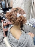ガーリースタイル/心斎橋/ヘアメ/セットサロン