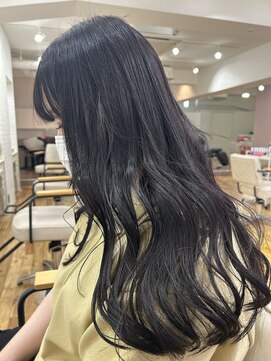 ラナンバイシダ(ranan by sida) ダークレッドカラー10代20代艶髪ロングヘア/暗めカラー