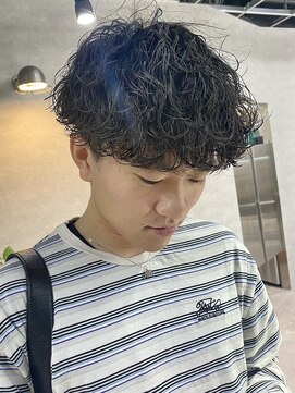 エイト メン 渋谷店(EIGHT MEN) 波巻きパーマ(渋谷/マッシュ/スパイラル/無造作ヘア)