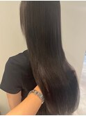 髪質改善＊ロングレイヤーグレーベージュ＊美髪【Zina船橋】