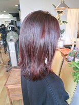 ヘアーメイク ピグレット(HAIR MAKE PIGLET) 赤身のある髪質を活かした艶感カラー
