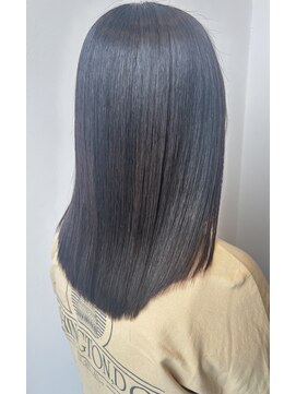 アルファ(Hair Salon alpha) 【大人可愛い×艶感】ベージュ系カラー×縮毛矯正×メテオTR