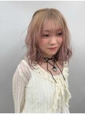 ピンクグラデーションカラー