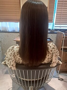 ヘアリゾート粋 トゥジュ 池袋東口店(tujuh) 艶髪/ダークブラウン/ロング/ストレート