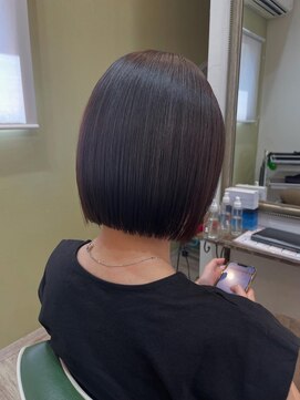 ラテ アトリエ(latte atelier) ブラウン/お洒落カラー/ミニボブ