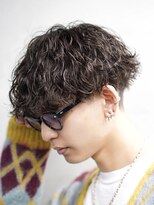 アンサー 渋谷(ANSWER)&nbsp;シャドウパーマ波巻きスパイラルパーマメンズマッシュパーマ
