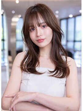 メゾンバイハバナ(maison by HAVANA) 20代30代大人かわいい暗めカラーフェイスレイヤーくびれミディ