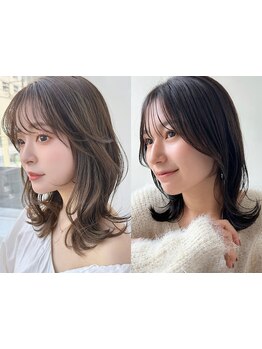 一番盛れて見える前髪・顔周りはViolet♪シースルーバングもアイドル前髪もサイドバングも何でもお任せ！