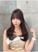イメチェンヘアスタイル美髪のススメワイドバングブルーブラック