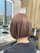 メゾンブラン アヴェダ(Maison Blanc AVEDA)&nbsp;ボブ×白髪ぼかしハイライト