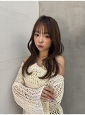 暗めカラー/韓国風巻き/レイヤーカット/髪質改善/縮毛矯正/大宮