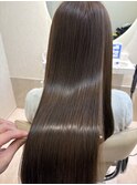 縮毛矯正×オリーブベージュ