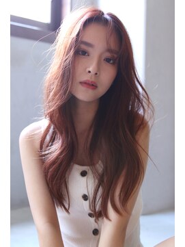 【ROSE】チェリーピンク/ピンクブラウン/ ロングhr