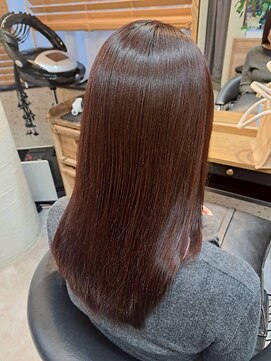 髪質改善/ブラウン/艶髪/レイヤーカット