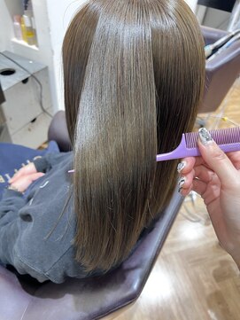 コワファースト  させぼ五番街店(COIFF1RST) 透明感カラー×美髪ストレート