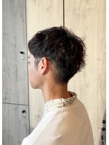 ヘアーリゾートノーブル(Hair Resort Noble) 【ルーズパーマ】ツーブロックアクティブショート無造作