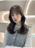 髪質改善＊ダークブラウンフェミニンロング＊美髪【Zina川崎】
