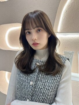 ジーナ 川崎西口(Zina) 髪質改善*ダークブラウンフェミニンロング*美髪【Zina川崎】