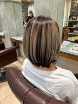 エール 生駒(aile Total Beauty Salon)&nbsp;アンブレラカラー×ボブ