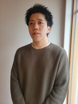 ツイギー 宮西店(TWiGGY) 【愛媛/松山】メンズショート黒髪ショートスパイキーショート