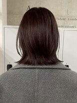 ロッカヘアエジェ(ROCCA hair eje.)&nbsp;柔らかブラウンミディ暗めカラー
