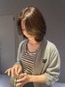 【人気メニュー☆】似合わせカット+透明感カラー