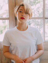 錦糸町 美容室 ラウンズ(Rounds)&nbsp;錦糸町 Rounds 貞森英輝のハイトーンマッシュショート★