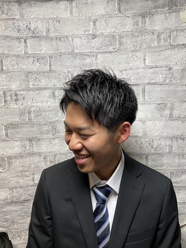 ヒロギンザ 神田店(HIRO GINZA) 刈り上げ×アップバング