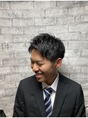 刈り上げ×アップバング