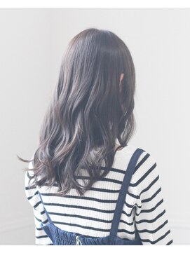 リリー ヘアー デザイン(LILY HAIR DESIGN) セミロング　ナチュラルグレージュ