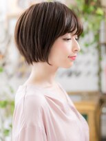 カバーヘア イヴ 戸頭店(COVER HAIR EVE)&nbsp;★黒髪艶カラー切りっぱなし小顔前下がりボブ20代30代40代★7