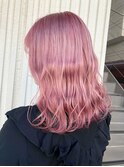 ハイトーン×ミディアム×ピンクカラー