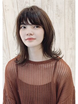 カール 鶴川店(K：R) 大人可愛い外ハネミディアム