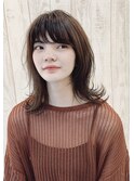 大人可愛い外ハネミディアム