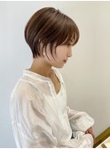 ショートショコラアッシュバニラベージュエアリーカールt523