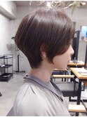 小顔カット質感ショートヘア20代30代ウルフヘアボブウルフ