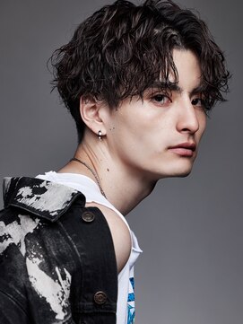 リップスヘアー 渋谷 annex(LIPPS hair) ミディアムウェーブセンターパート