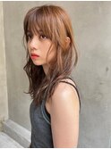 【ARTE表参道/青山】顔まわりレイヤーセミロング×透明感