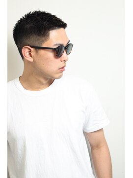 メリケンバーバーショップ トーキョー(MERICAN BARBERSHOP TYO) ハイライト/マッシュパーマ/ウルフ/アッシュブラック40