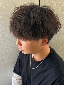 ニアウ 高崎店(Niau) シャドーパーマメンズマッシュメンズパーマ韓国群馬高崎テテ眉毛